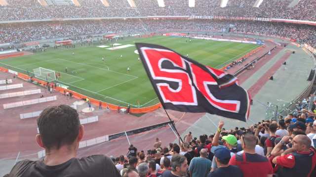 I tifosi allo stadio