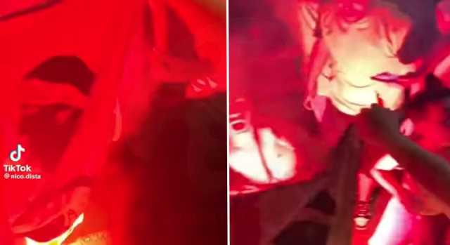 Tifosi del Bari bruciano la bandiera dei quattro mori: “Odio Cagliari” (Video)