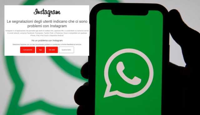 Whatsapp e Instagram non funzionano, migliaia di segnalazioni sulle app di Meta 