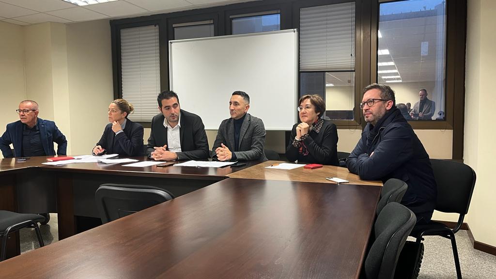Da Sx Daniele Cocco Maria Laura Orrù Eugenio Lai Antonio Piu Laura Caddeo Diego Loi