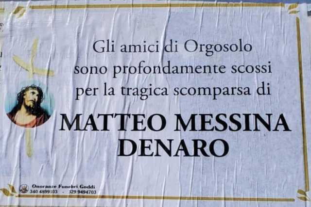 Manifesti per Messina Denaro 