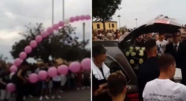 Il funerale di Giorgia Banchero