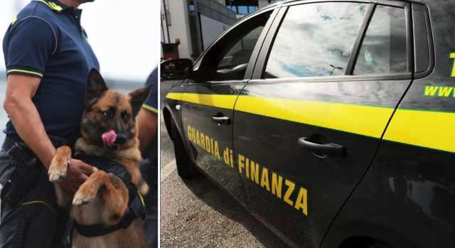 Scoperto con un chilo e mezzo di cocaina in Sardegna: incastrato dal fiuto del cane
