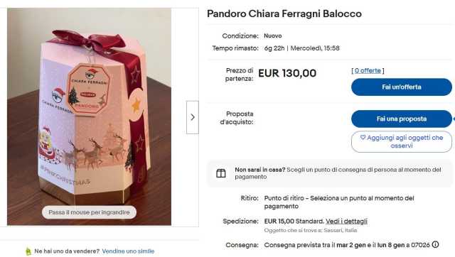 Panettone Chiara Ferragni