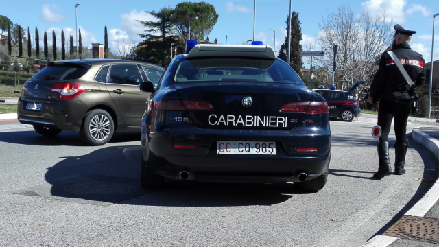 carabinieri di sanluri incidente