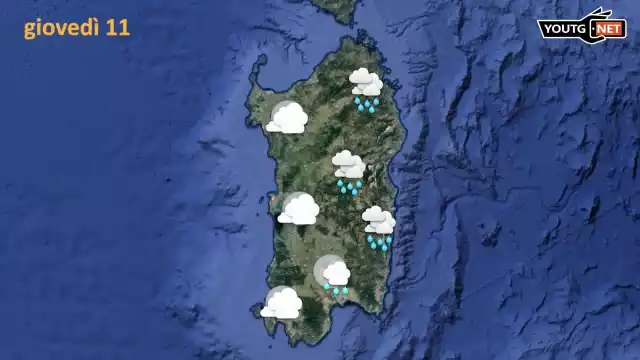 Meteo Sardegna 11 Gennaio