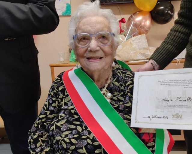 Signora Luisetta spegne 109 candeline: a Cagliari la seconda più anziana dell'Isola