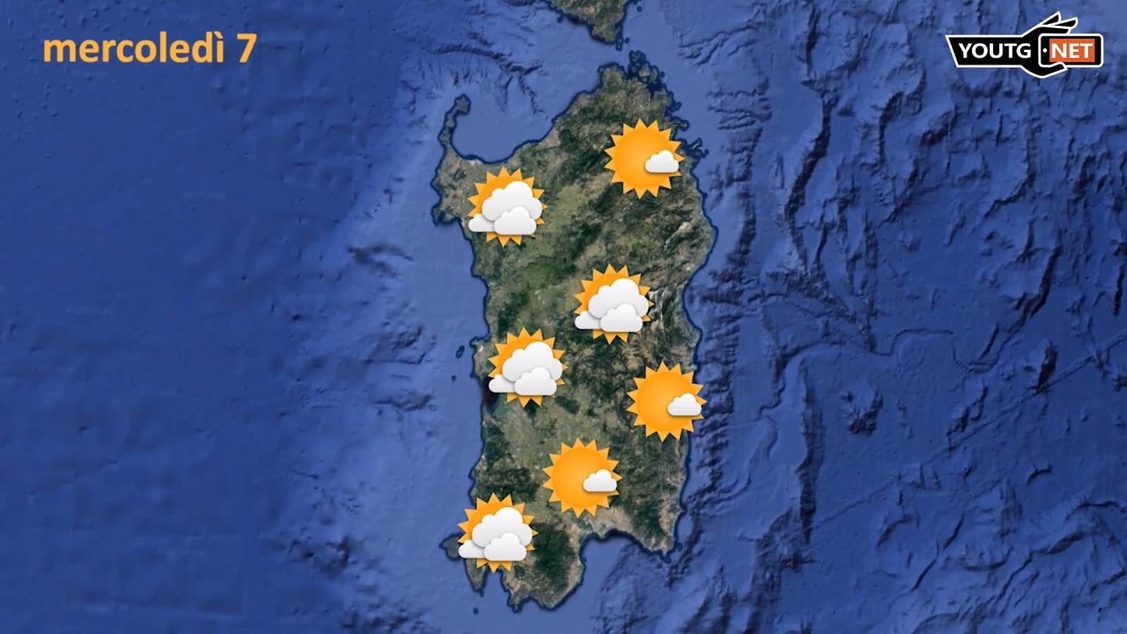 Meteo Mercoledì 7 Febbraio