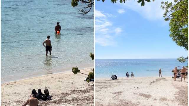 La spiaggia di Calamosca