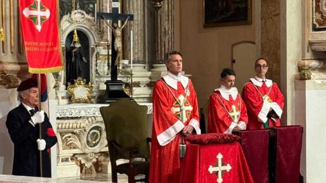 Cagliari, Emanuele Filiberto di Savoia alla messa di Sant'Efisio