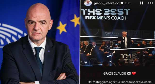 Ranieri, il presidente Fifa: 