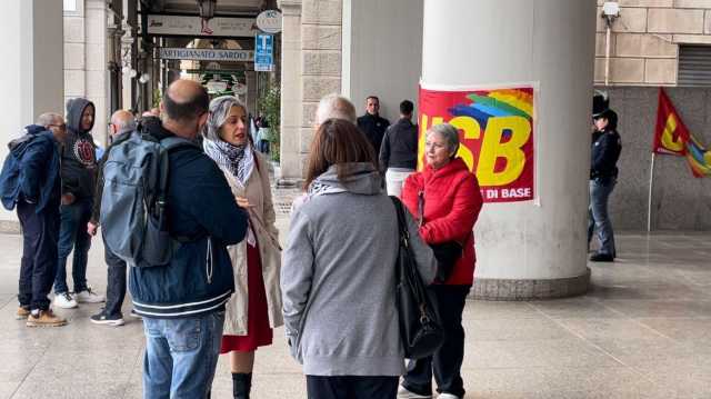 Protesta Cobas Cagliari