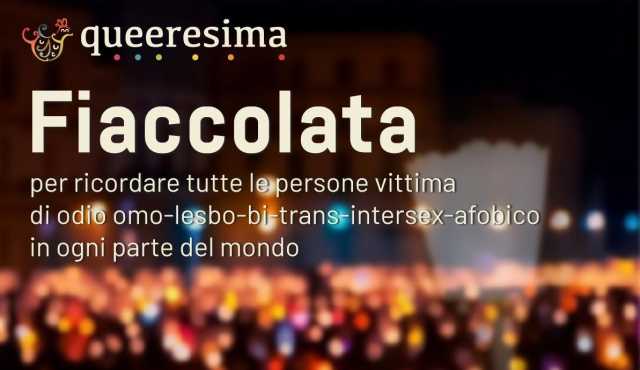 Queeresima, a Quartu la fiaccolata dei diritti in ricordo delle vittime di odio omo-trans-lesbo