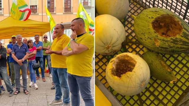 La protesta a Cagliari 