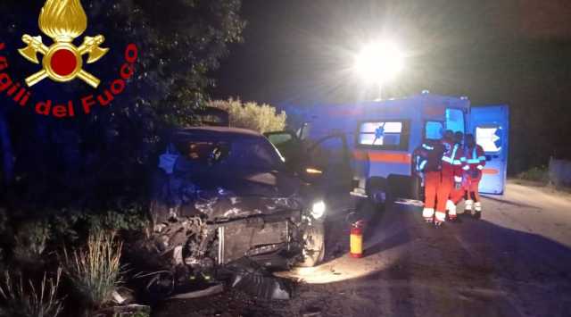 Auto Distrutta Arzachena
