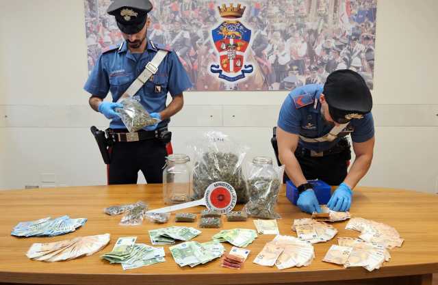 La droga sequestrata 