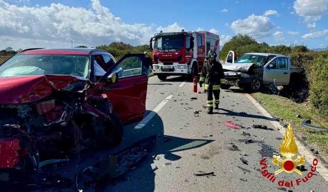 Frontale Fra Due Auto