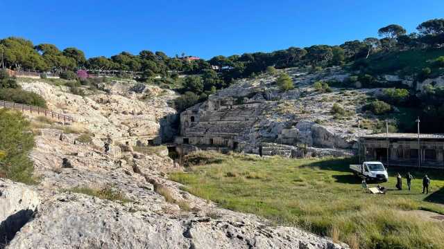 Anfiteatro Romano Cagliari Inizio Lavori