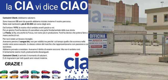 CIA CHIUDE 