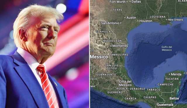 Trump Golfo Messico