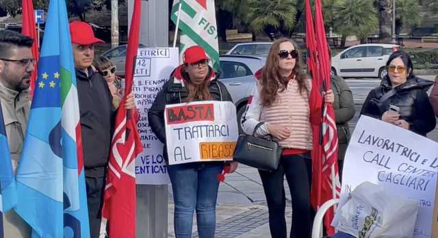 Protesta Lavoratori Call Center One