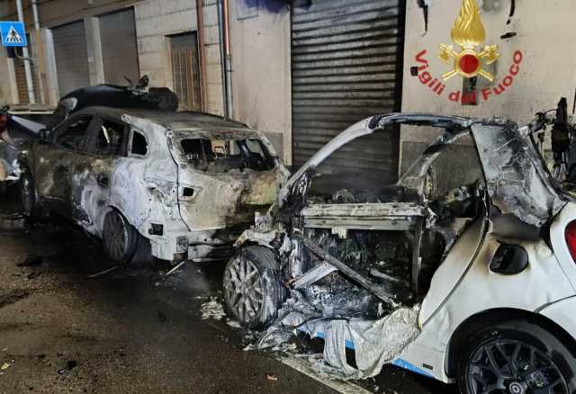 Incendio Quartu 27 Febbraio