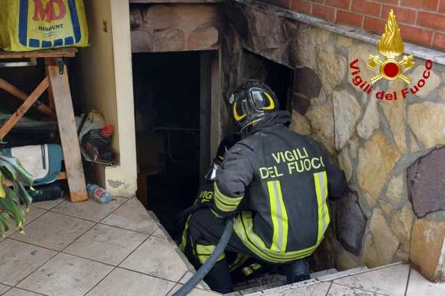 Incendio Selargius