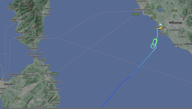 Volo Roma Cagliari
