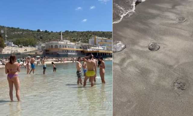 Liberazione a Cagliari, non solo manifestazioni: primi bagni al mare e qualche medusa (VIDEO)