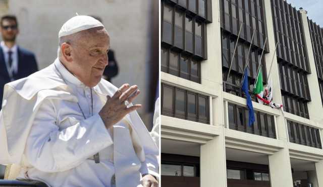 Bandiere a mezz'asta in tutte le sedi istituzionali della Sardegna per la morte di Papa Francesco