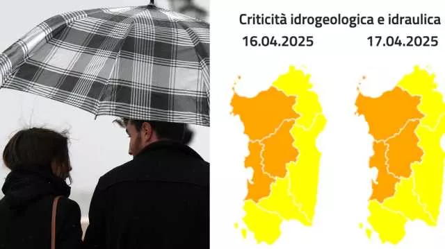 Maltempo in Sardegna, prorogata l'allerta meteo: piogge fino a domani sera