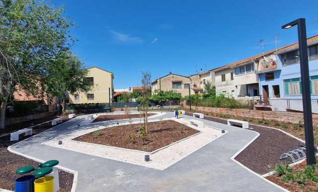 Oristano, rinasce il quartiere del Sacro Cuore: quattro aree completamente riqualificate