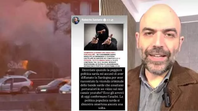 Arresti per l'assalto al portavalori, Saviano attacca: 