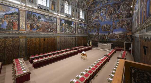 Al via l'elezione del nuovo Papa: nella Cappella Sistina tutto pronto per il Conclave