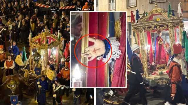 Sant'Efisio è tornato a Cagliari (con il dito rotto): sciolto il voto 