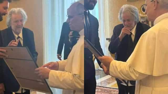 Vaticano, il Papa riceve Al Pacino: è la prima star di Hollywood accolta dal Pontefice 