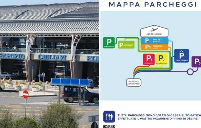 L'aeroporto di Cagliari apre il nuovo parcheggio con 250 posti auto: 