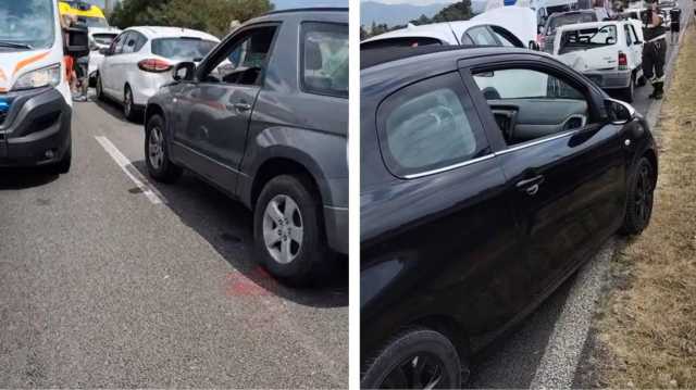 Tamponamento a catena sulla 554: traffico in tilt, auto messa in sicurezza dai vigili del fuoco
