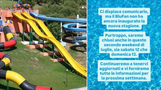 Ancora porte chiuse per il parco acquatico BluFan: 