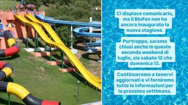 Ancora porte chiuse per il parco acquatico BluFan: 