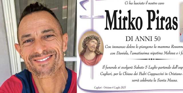 Raccontava sui social la sua lotta contro il cancro: Mirko Piras muore a 50 anni