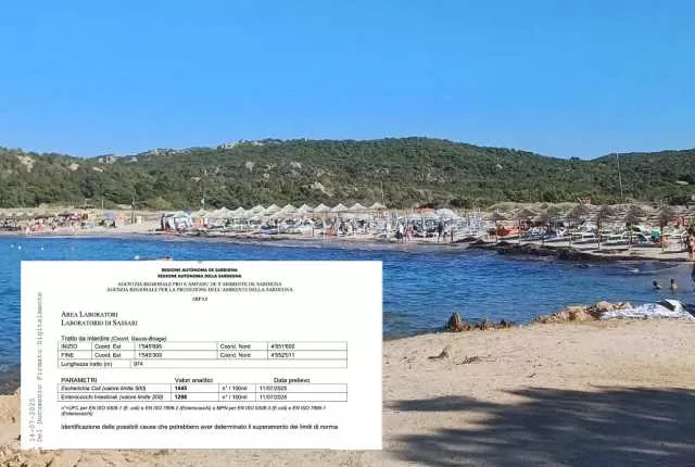 Porto Cervo, divieto di balneazione nel Golfo del Pevero: 