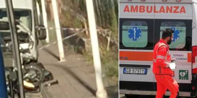 Terribile schianto a Carbonia: centauro 54enne muore in via Lubiana