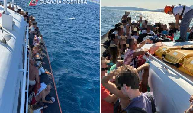 A Punta Molentis le evacuazioni via mare: quasi 150 bagnanti salvati dall'enorme rogo