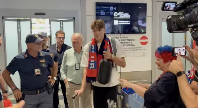 Atterrato a Cagliari Marco Palestra: 