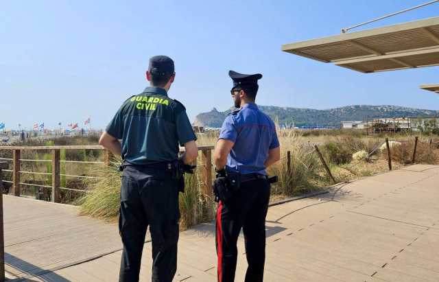 Controlli nelle spiagge, a Cagliari arriva la Guardia Civil spagnola in supporto ai carabinieri 