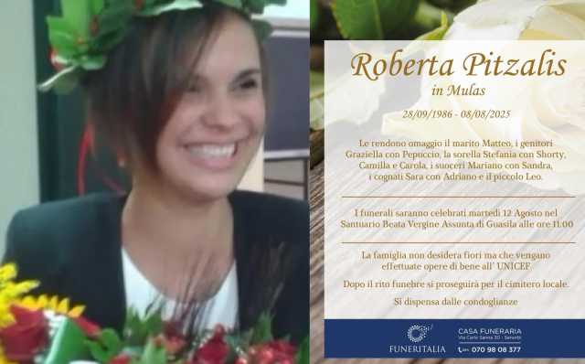 Intossicazione da botulino, a Guasila l'ultimo saluto a Roberta Pitzalis