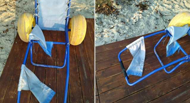 Pula, le sedie per far accedere i disabili alla spiaggia vandalizzate: 