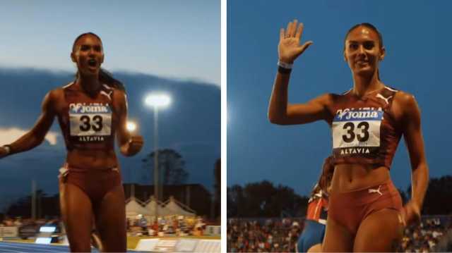 Dalia Kaddari di nuovo campionessa italiana nei 200 metri: 