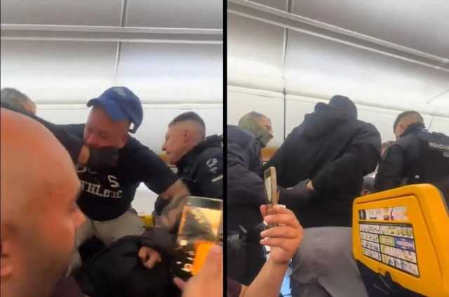 Panico e rissa a bordo su un aereo Ryanair: volo dirottato in Francia